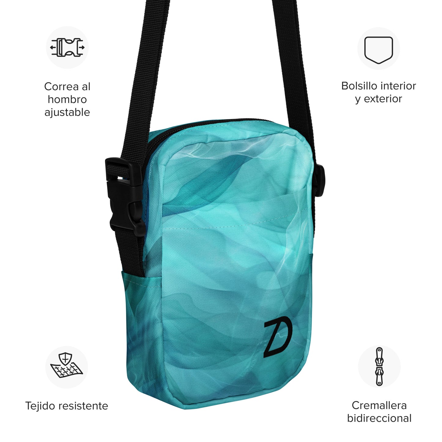 Neduz Elements Flow Aquatic Smoke Utility crossbody bag