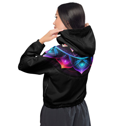 Neduz Dark Mandala Women’s cropped windbreaker