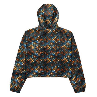 Neduz Mosaic Women’s cropped windbreaker