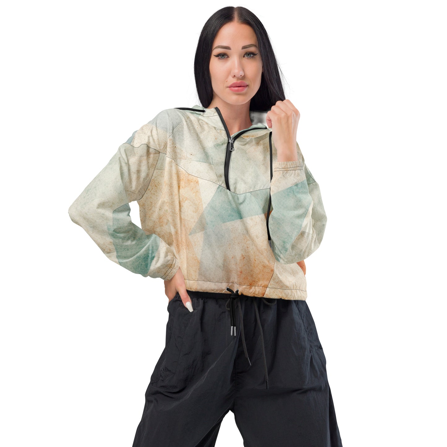 Neduz Shapes Women’s cropped windbreaker