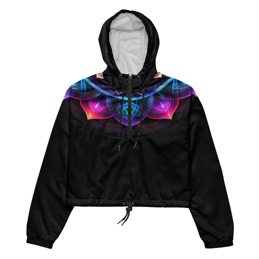 Neduz Dark Mandala Women’s cropped windbreaker