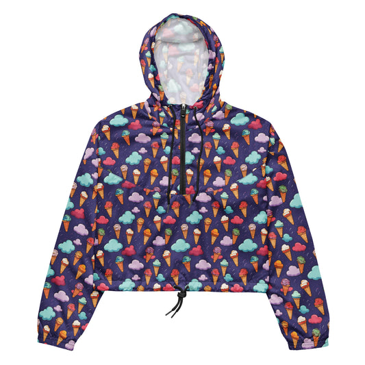 Neduz Ice Cream Women’s cropped windbreaker