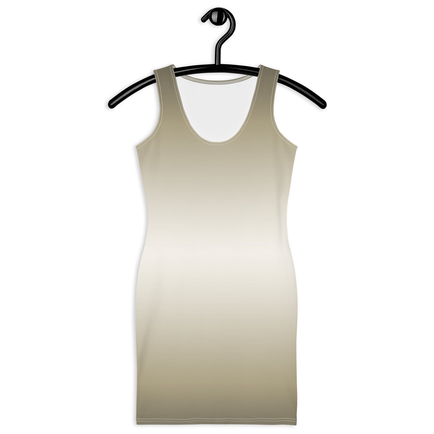 5 Beige Sublimation Cut & Sew Dress by Neduz Designs