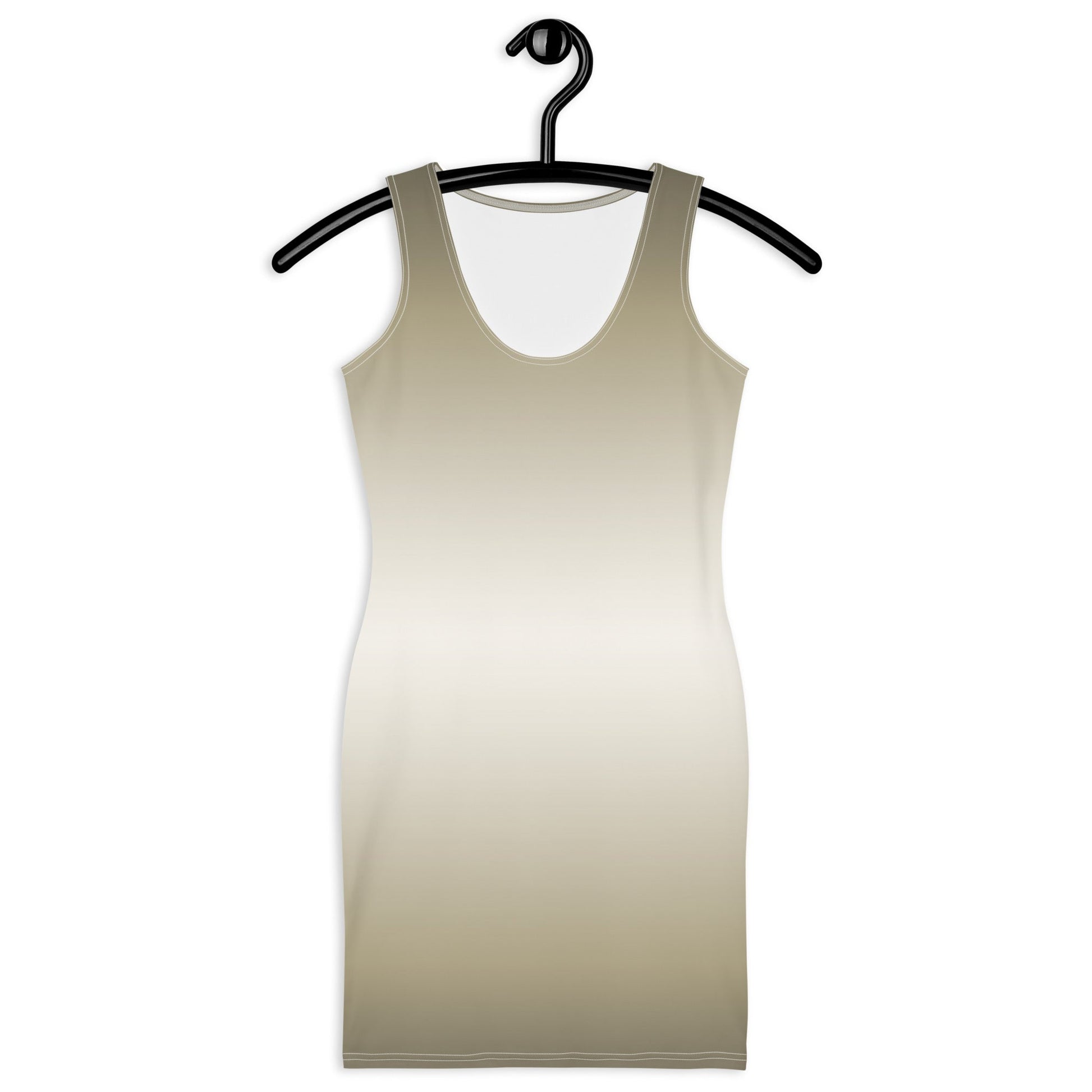 5 Beige Sublimation Cut & Sew Dress by Neduz Designs