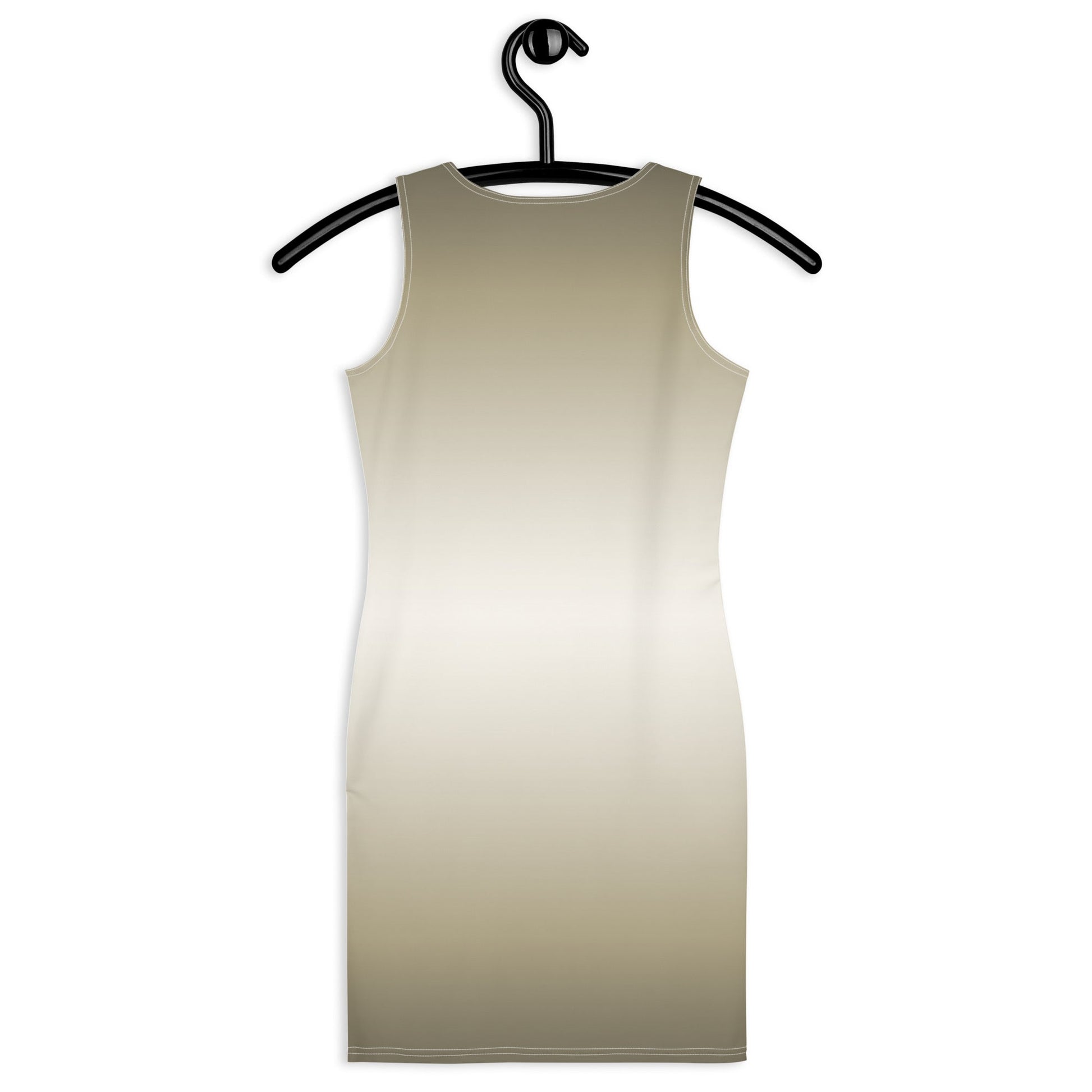 4 Beige Sublimation Cut & Sew Dress by Neduz Designs