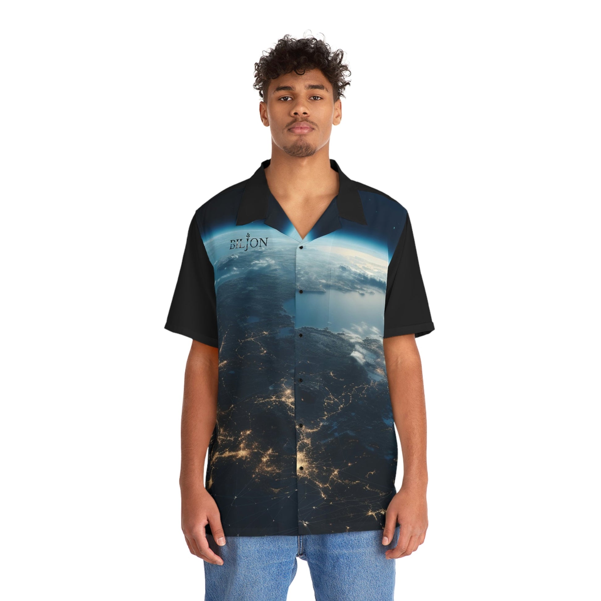 3 BILJON Men’s Hawaiian Shirt by Neduz Designs
