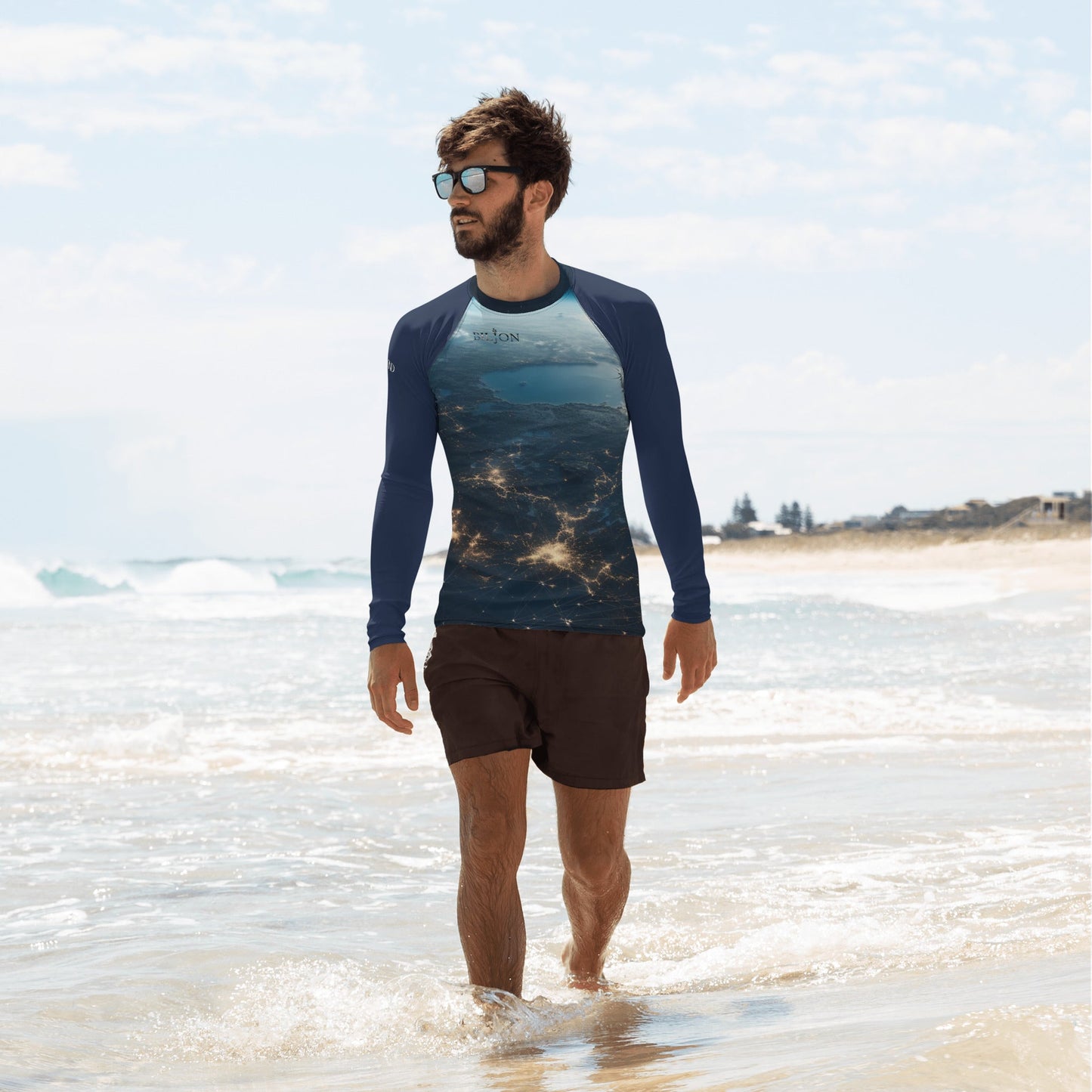 XS 1 BILJON Men’s Rash Guard by Neduz Designs