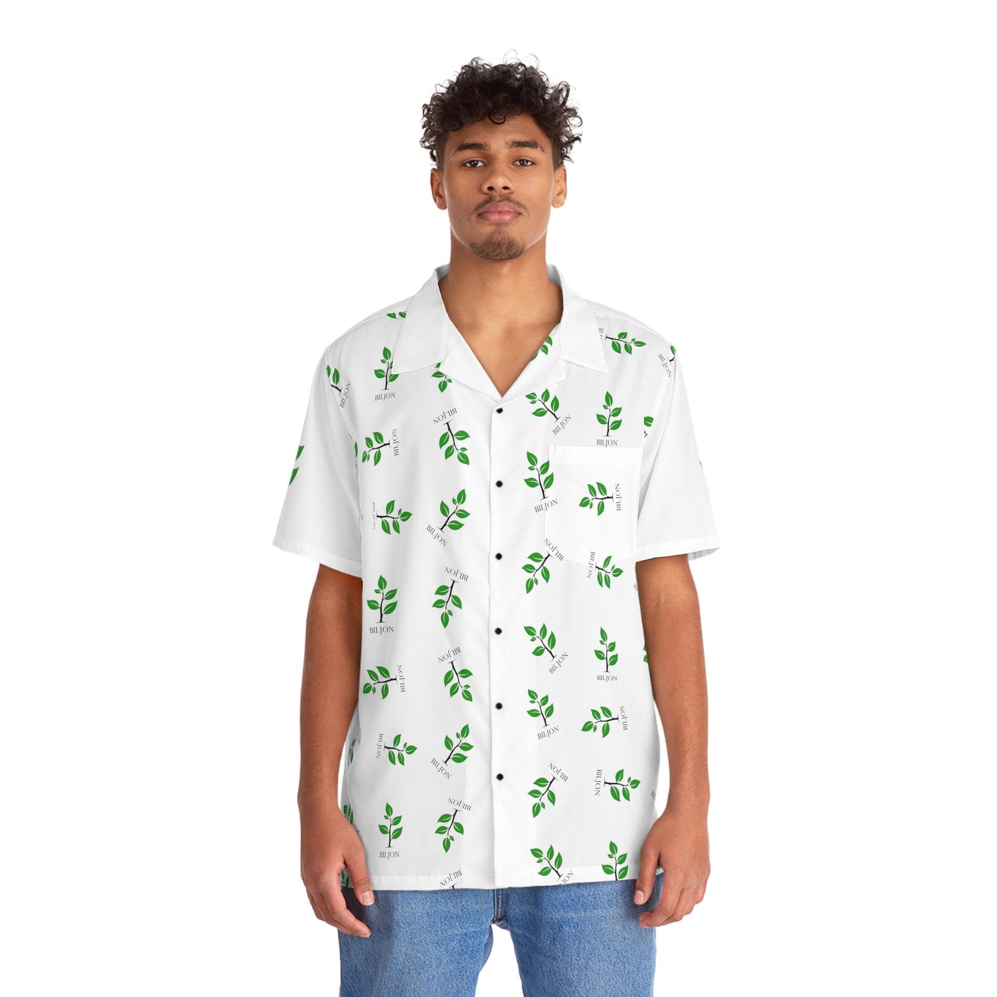 S / Black 1 BILJON Seedlings Men’s Hawaiian Shirt by Neduz
