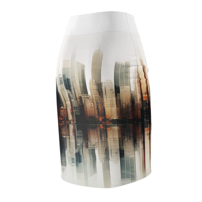 5 City Exposure Women’s Pencil Skirt by Neduz Designs