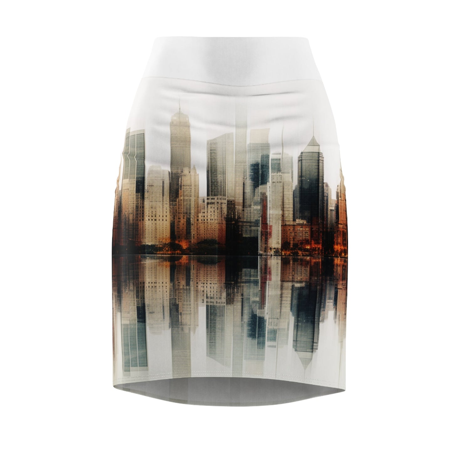 2 City Exposure Women’s Pencil Skirt by Neduz Designs
