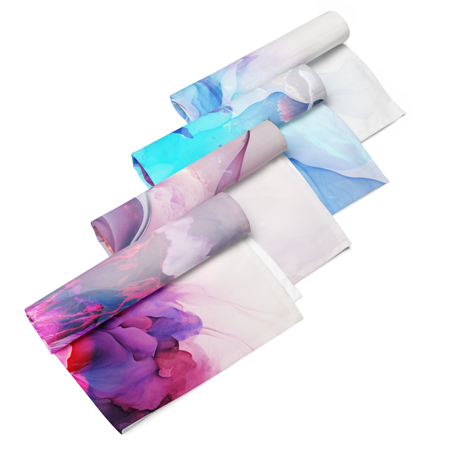 Vivid Dreams Calm Cloth Napkin Set - Dreamscape Collection by Neduz Designs