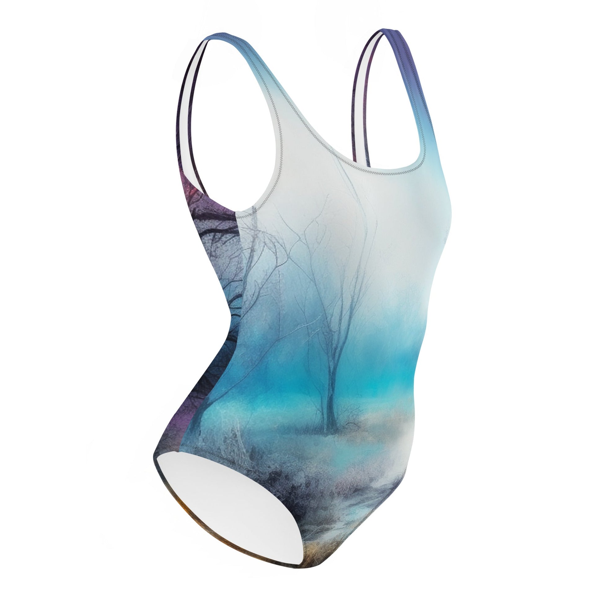 7 Dreamscape One-Piece Swimsuit by Neduz Designs