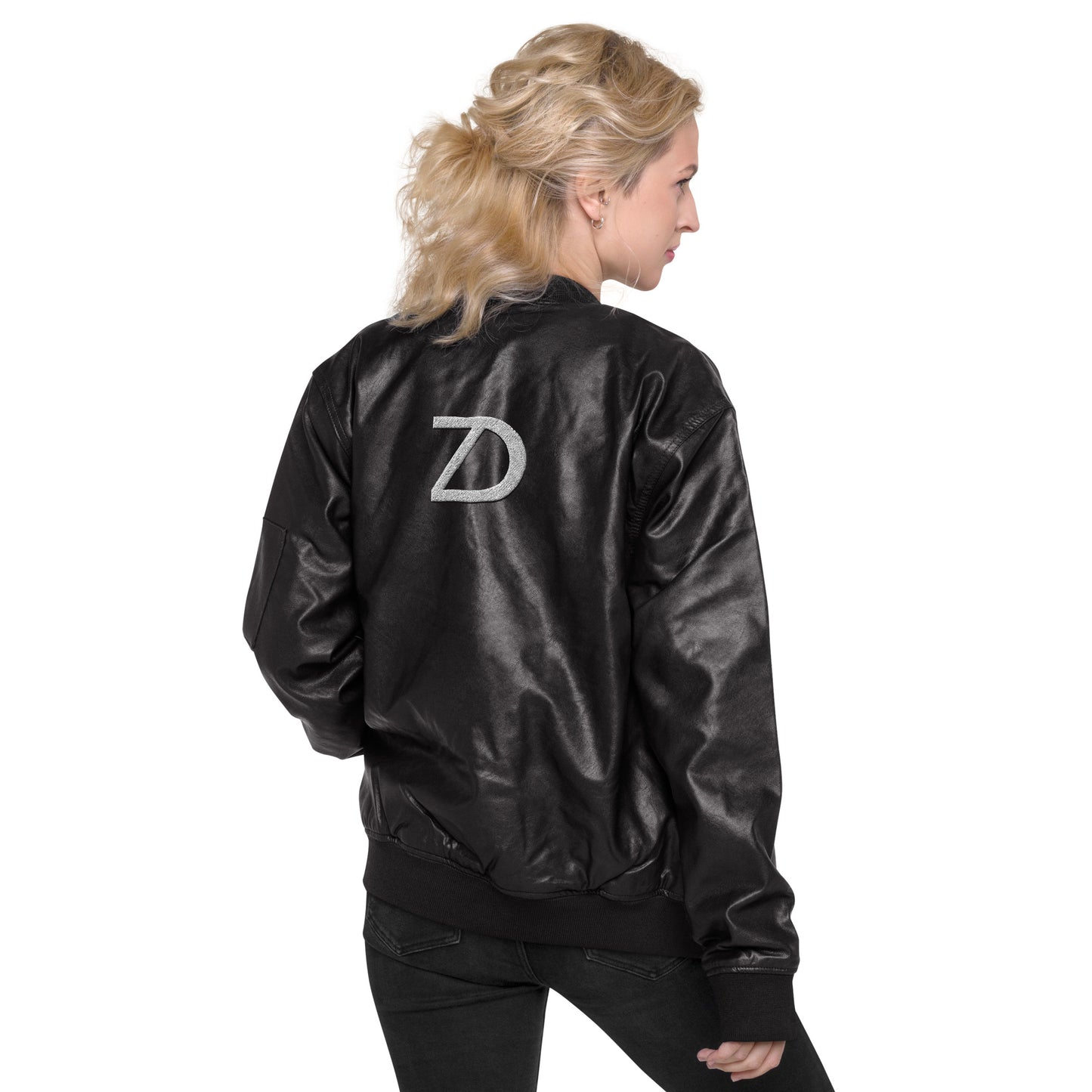 Neduz Leather Bomber Jacket