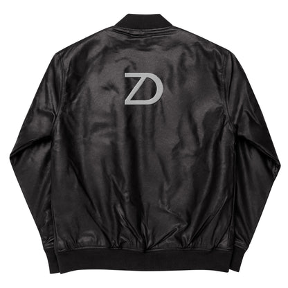 Neduz Leather Bomber Jacket