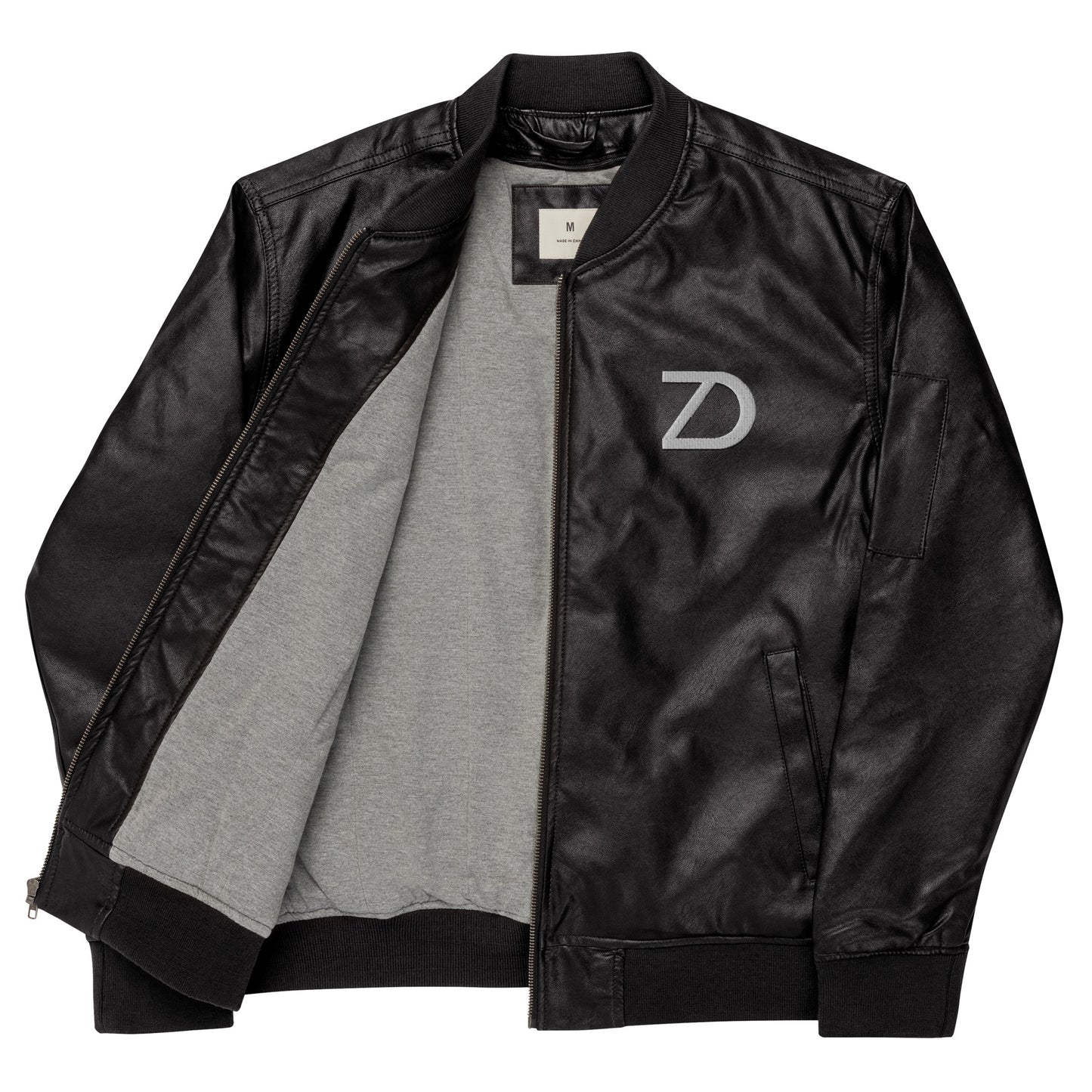 Neduz Leather Bomber Jacket