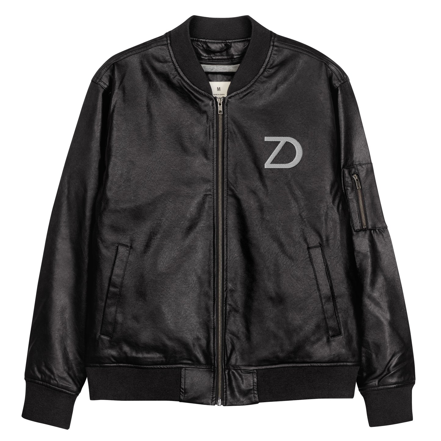 Neduz Leather Bomber Jacket