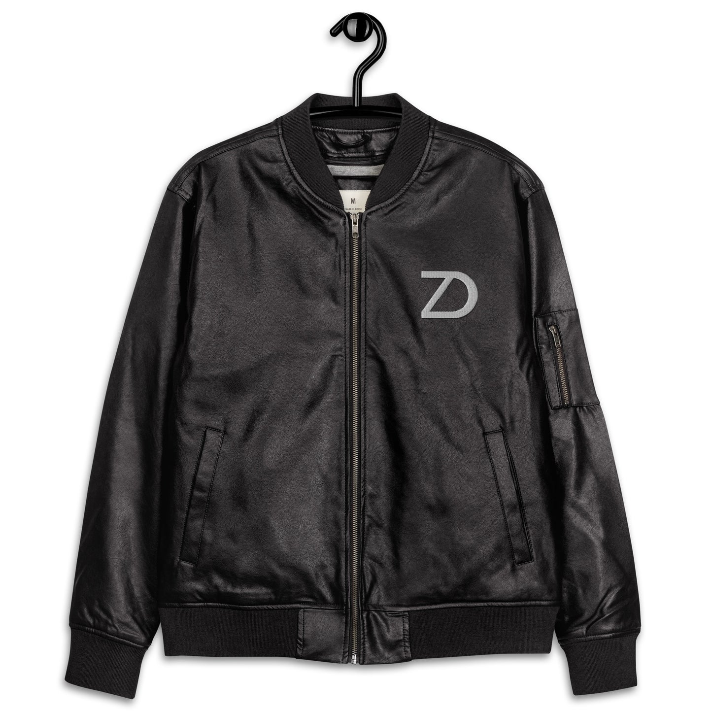 Neduz Leather Bomber Jacket