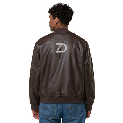 Neduz Leather Bomber Jacket