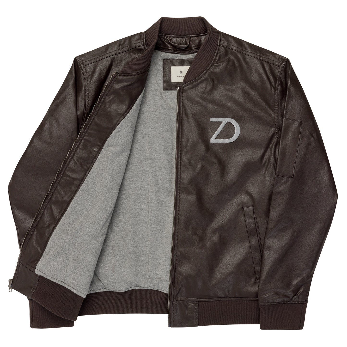 Neduz Leather Bomber Jacket