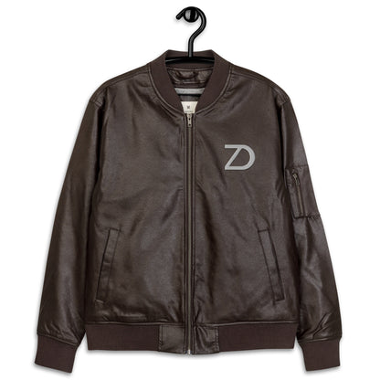 Neduz Leather Bomber Jacket