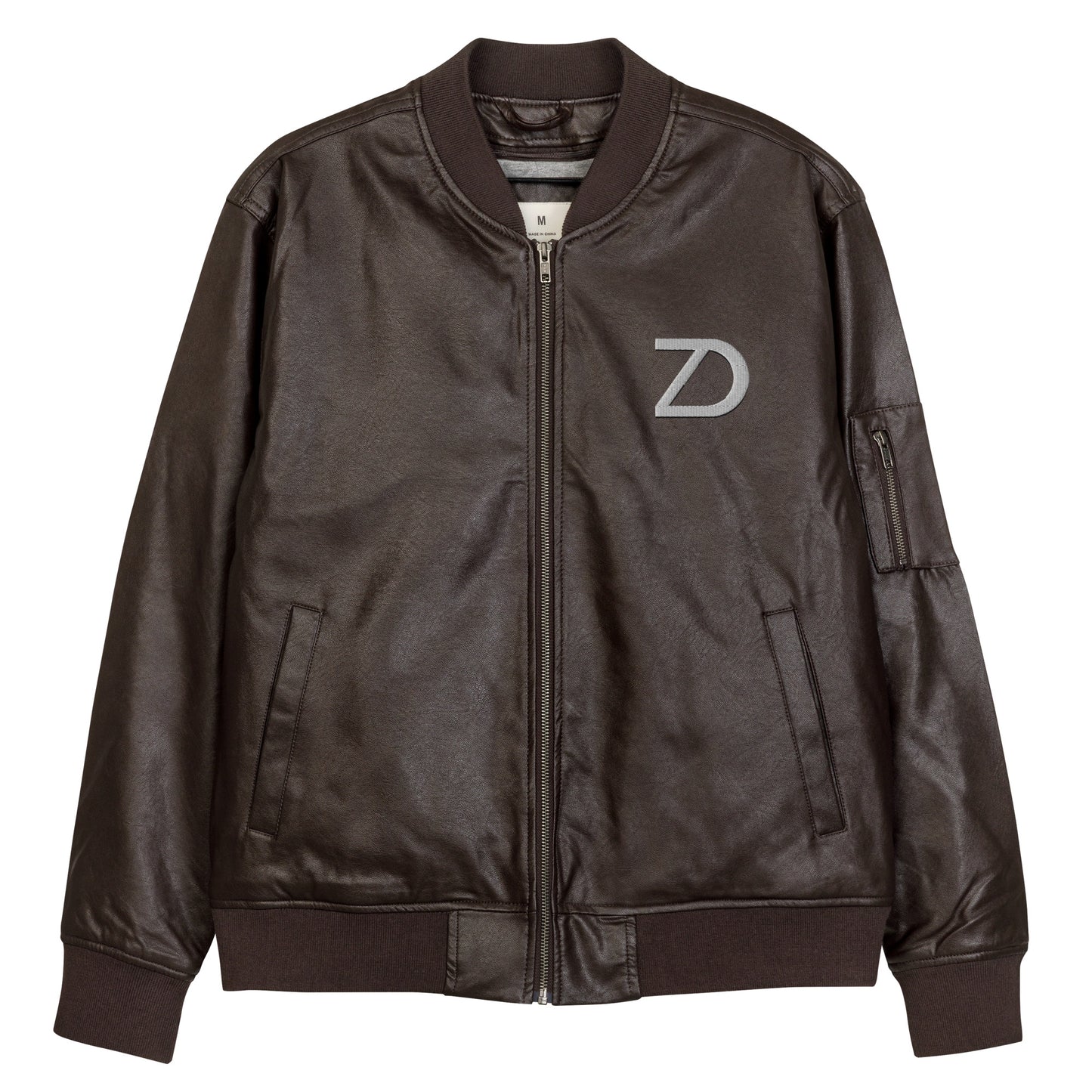 Neduz Leather Bomber Jacket