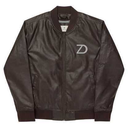 Neduz Leather Bomber Jacket