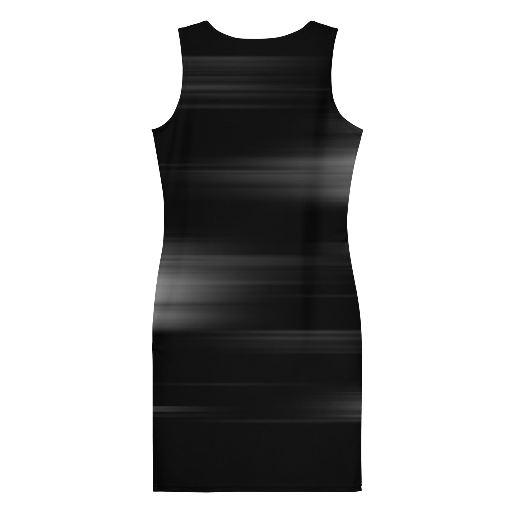 7 Fazed Black Sublimation Cut & Sew Dress