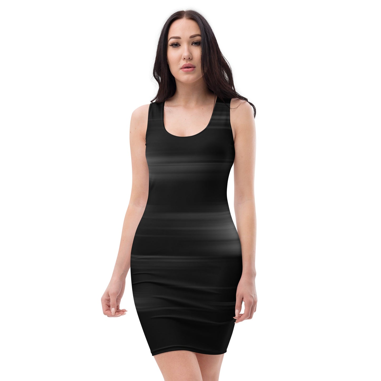 5 Fazed Black Sublimation Cut & Sew Dress