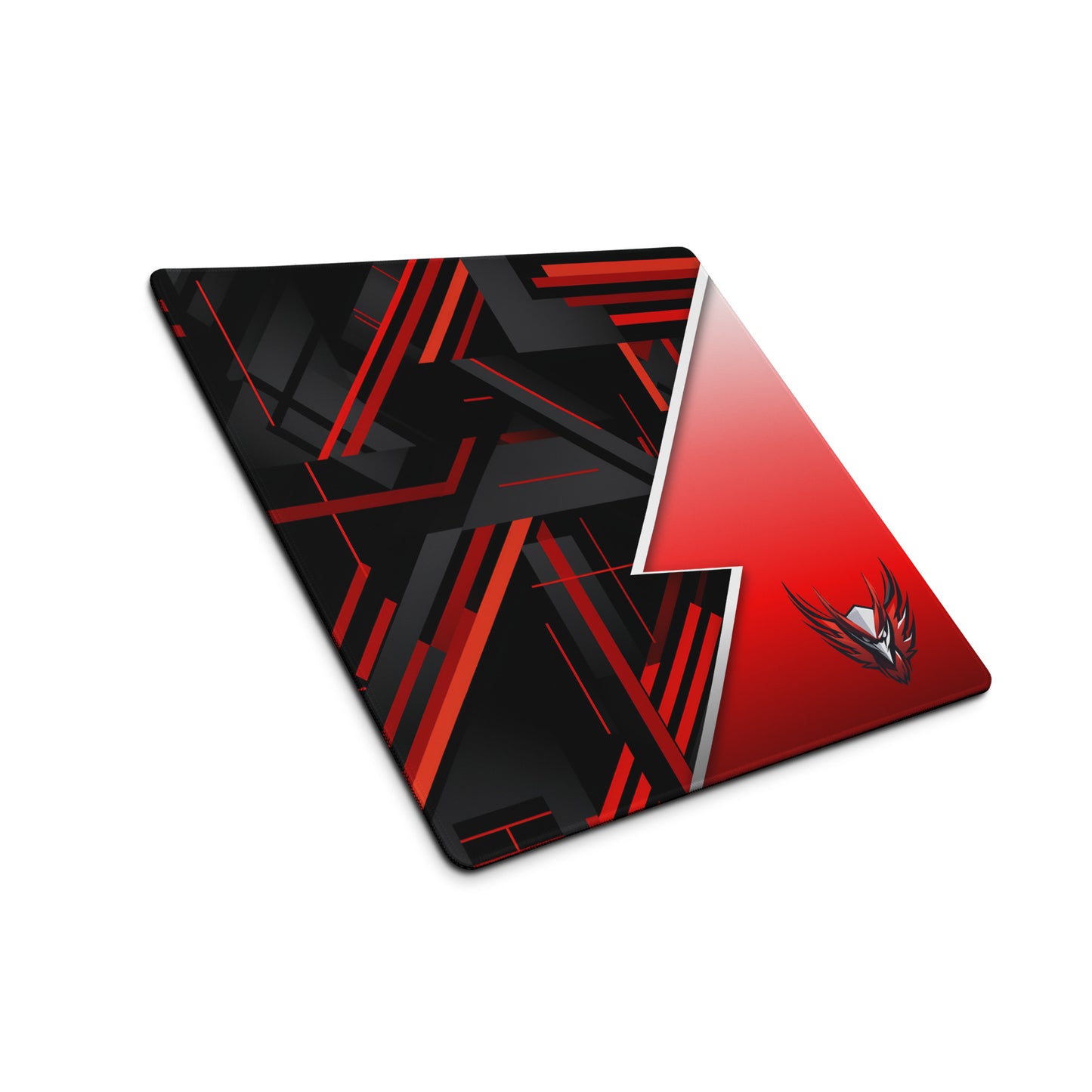 Neduz Crimson Ravens XXL Gaming Mouse Pad PRO | Non-Slip Rubber Base, Large Size, High-Quality Edge Stitching