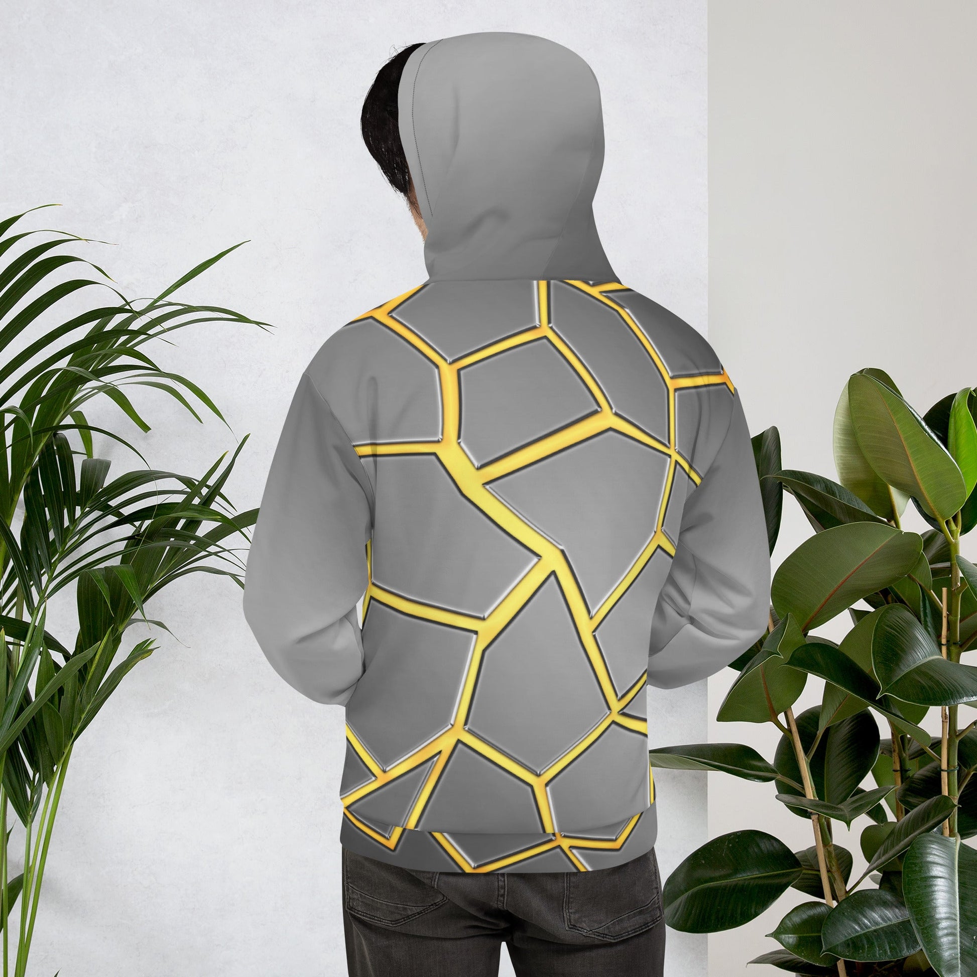 5 Incept Steel Fire Cracks Unisex Hoodie by Neduz Designs