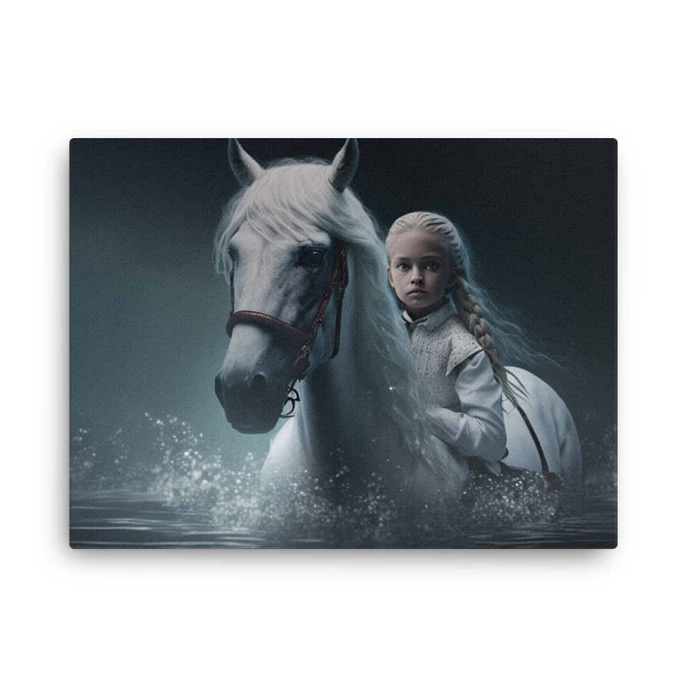 6 Maraheim Brook Horse and Elsa Rhunz Thin Canvas by Neduz