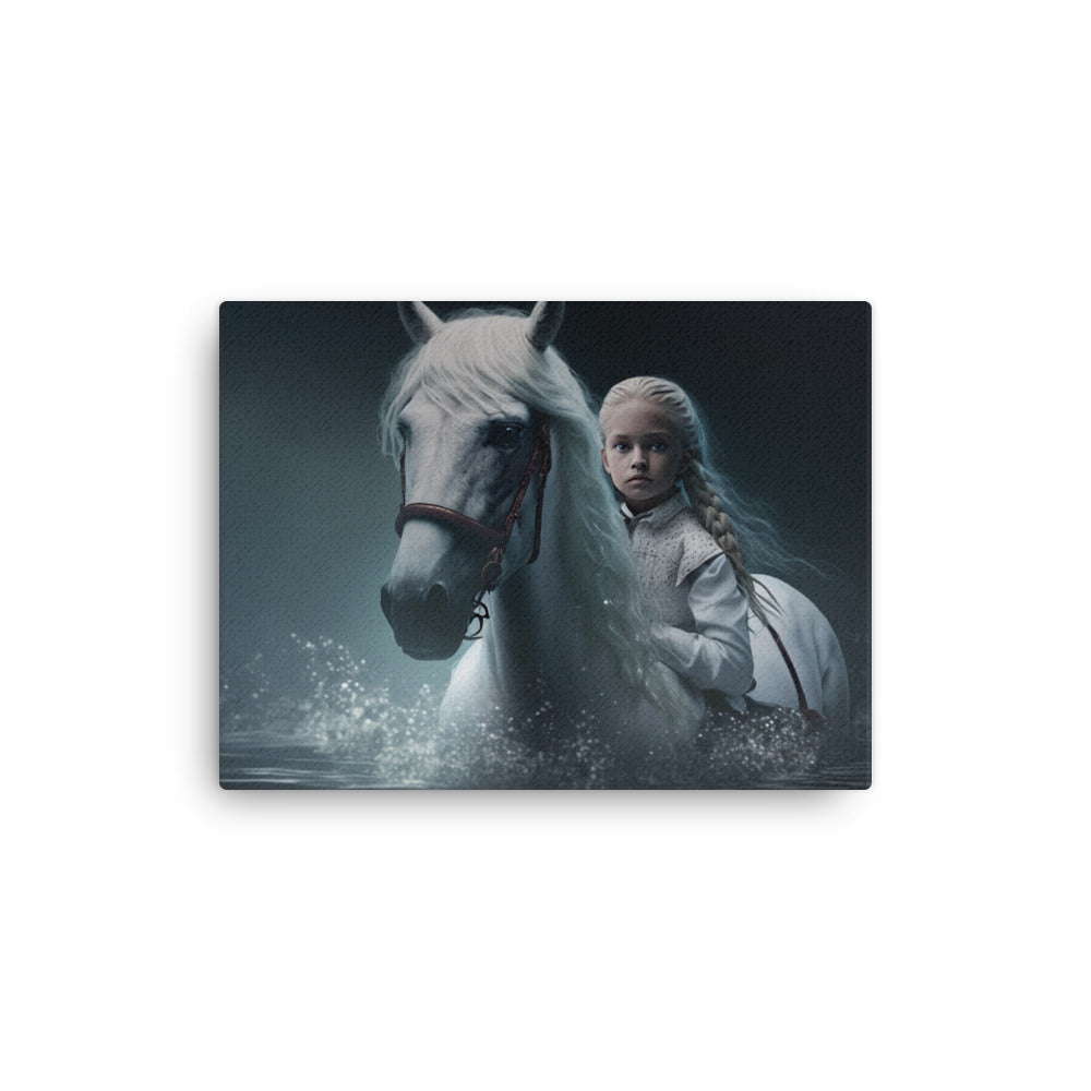 3 Maraheim Brook Horse and Elsa Rhunz Thin Canvas by Neduz