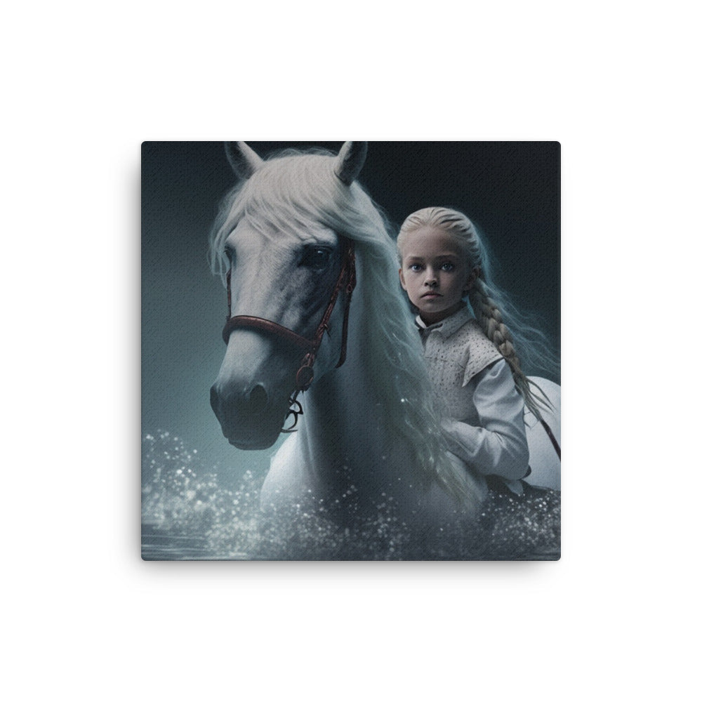 2 Maraheim Brook Horse and Elsa Rhunz Thin Canvas by Neduz