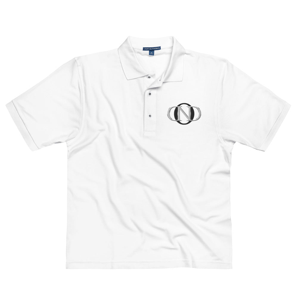 White / S 1 Men’s Premium Polo by Neduz Designs