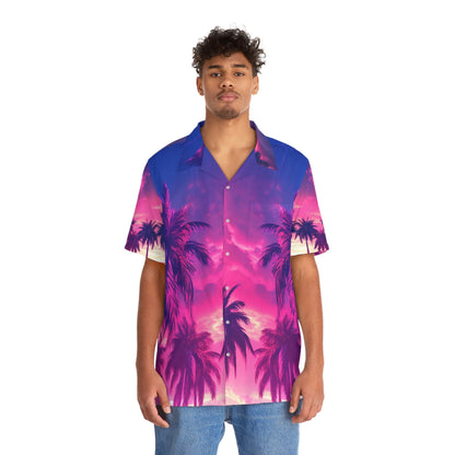 3 Miami Dreams Men’s Hawaiian Shirt by Neduz Designs