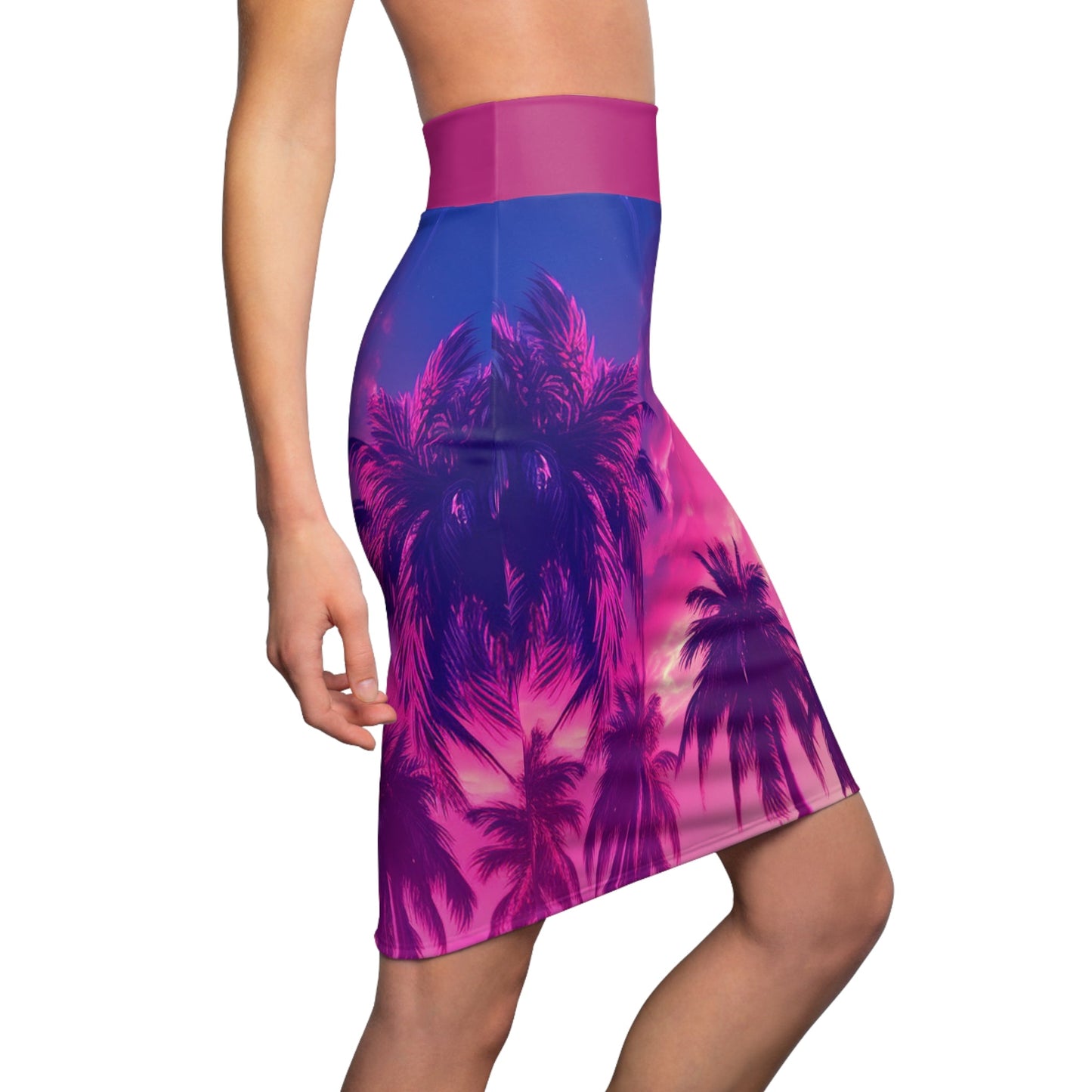 7 Miami Summer Women’s Pencil Skirt by Neduz Designs