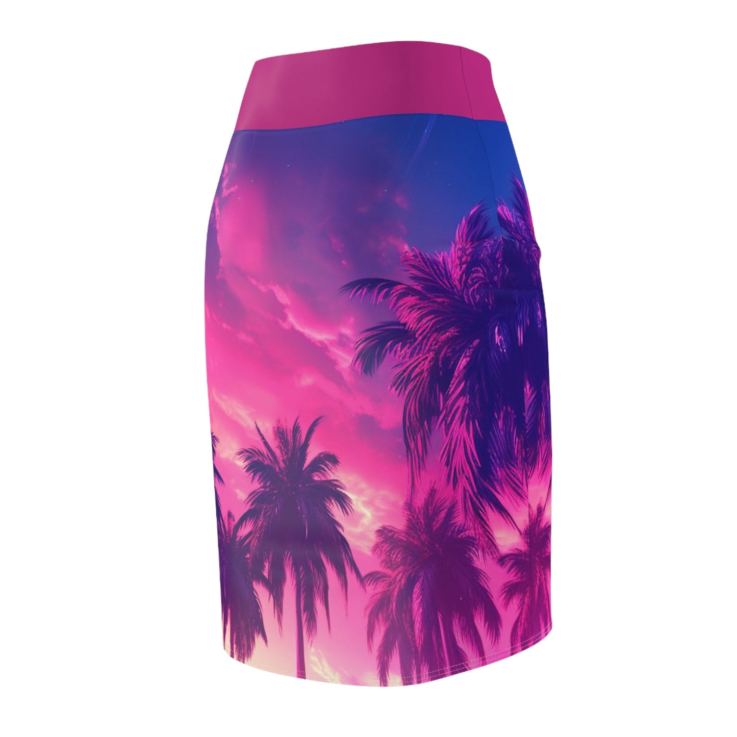 4 Miami Summer Women’s Pencil Skirt by Neduz Designs