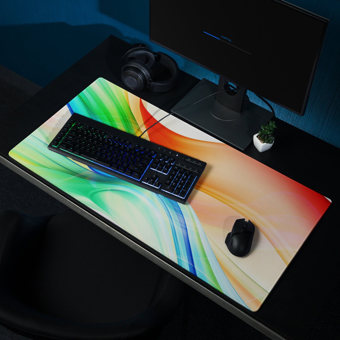 36″×18″ 1 Neduz Abstract Art of Light XXL Gaming mouse pad
