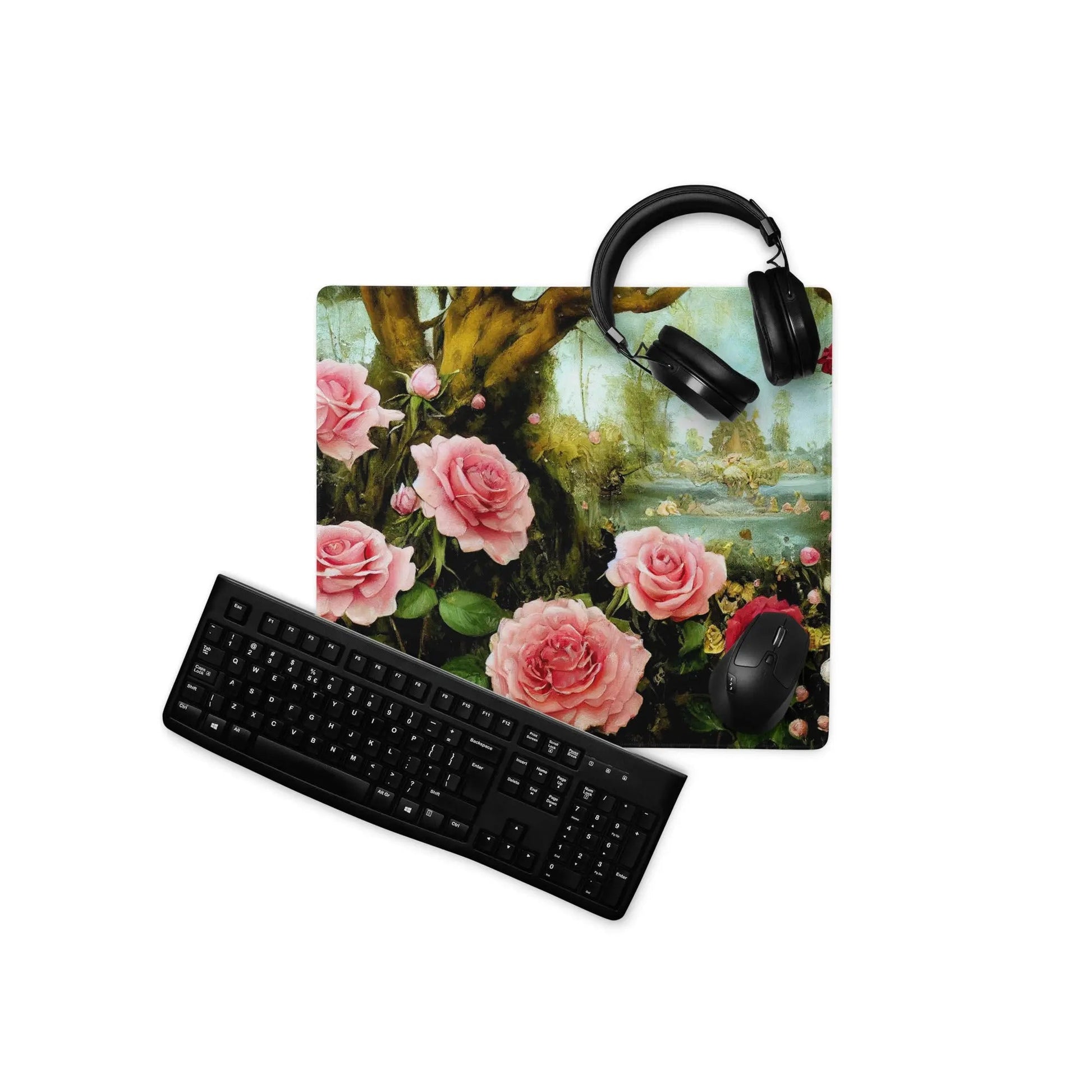 18″×16″ 2 Neduz Artified Rose Garden XXL Gaming Mouse Pad