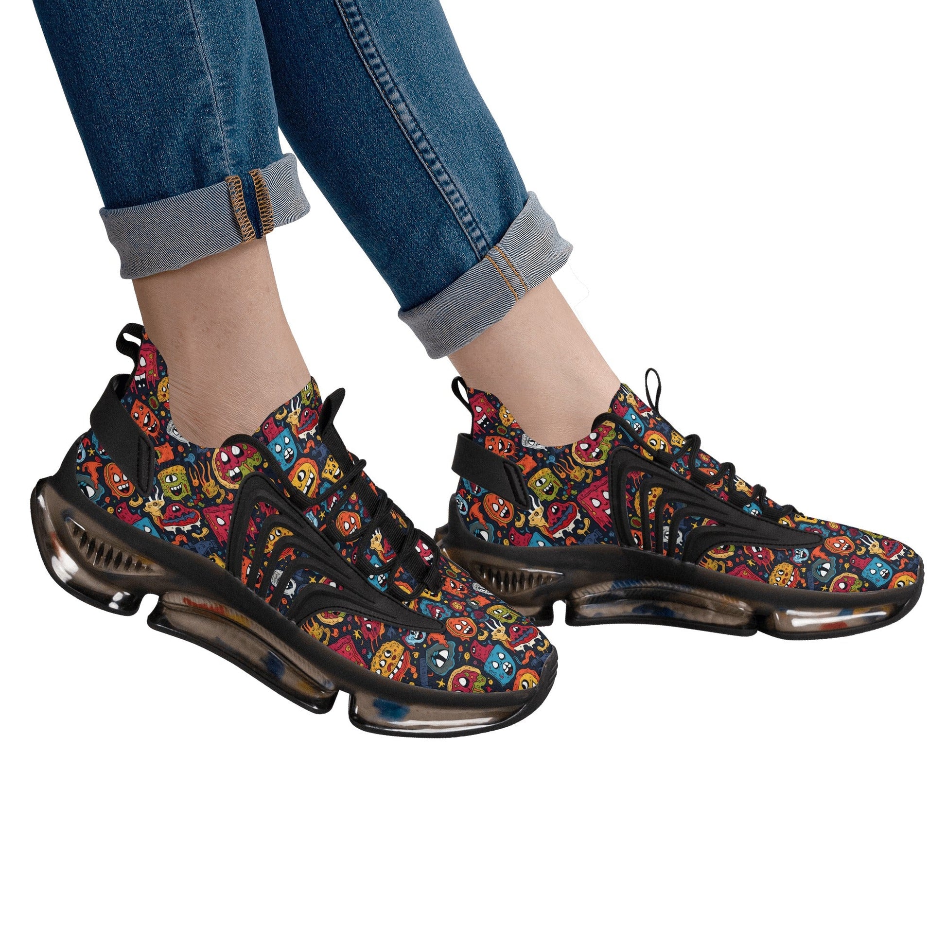 9 Neduz Designs Caries ens Air Heel React Sneakers with Max