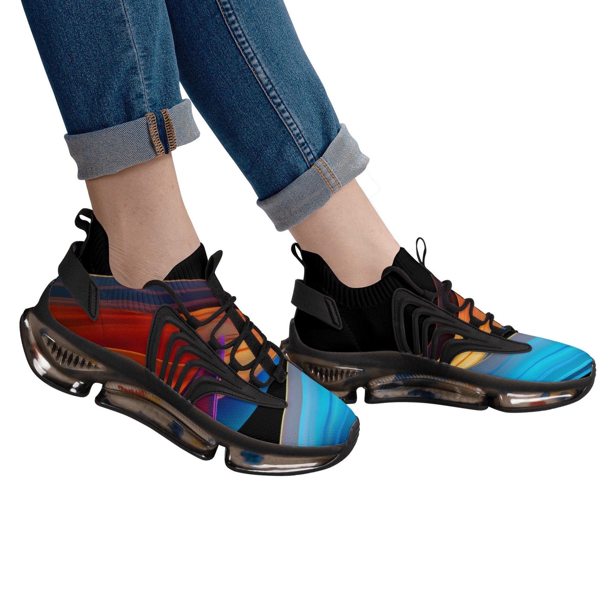 9 Neduz Designs Chroma Air Heel React Sneakers with Max Unit