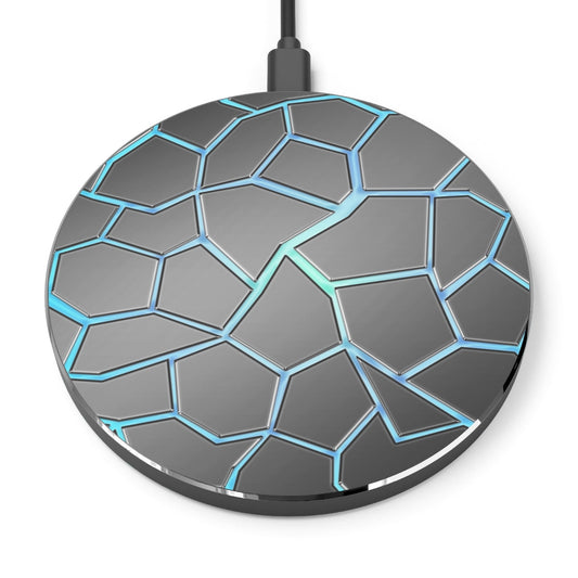 Round / One size 1 Neduz Designs Incept Blue Cracks Wireless