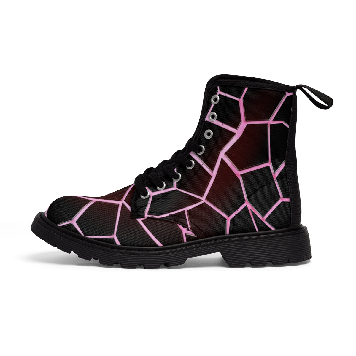 Black / US 7 1 Neduz Designs Incept Pink Fire Cracks