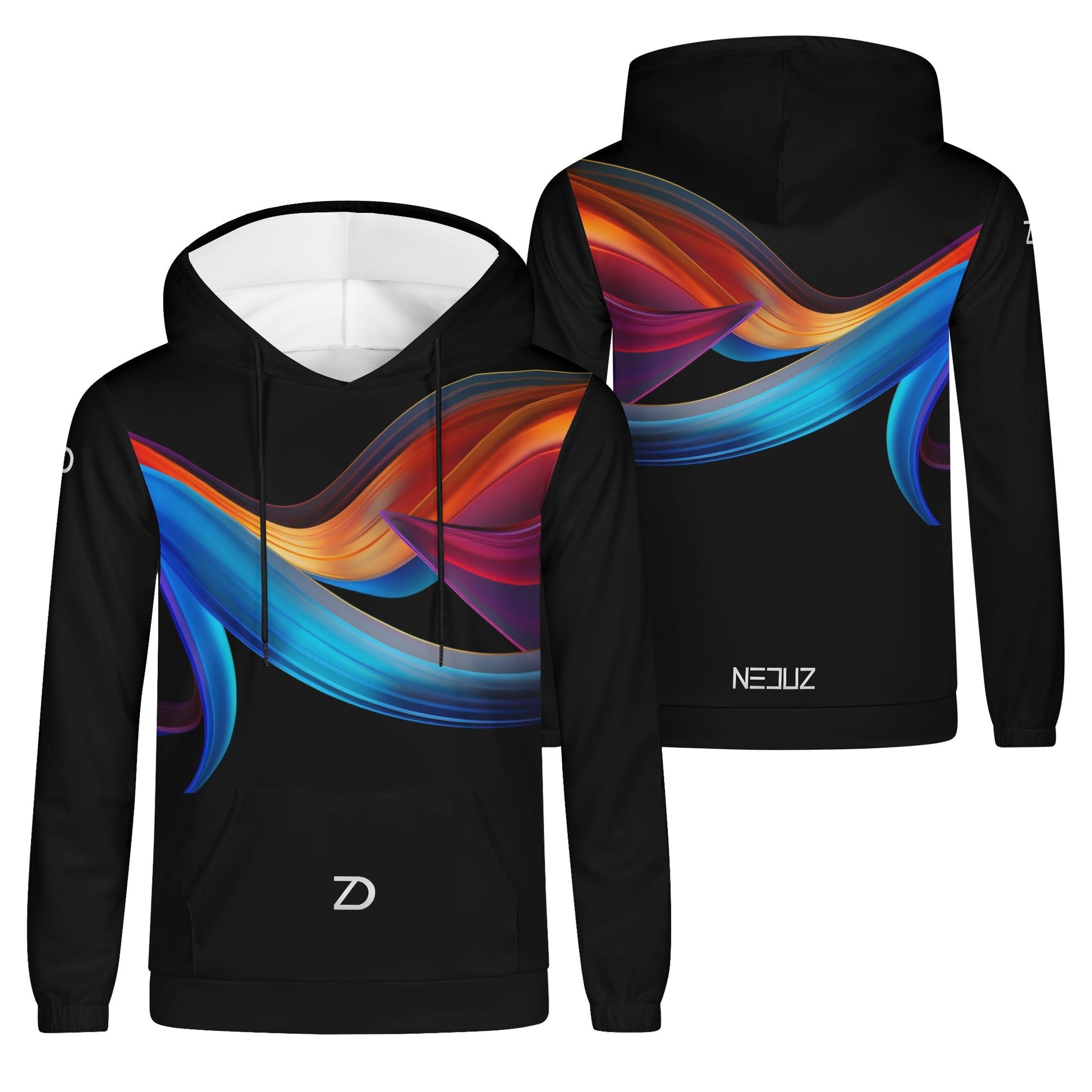 7 Neduz Designs Mens Lightweight Airy Hoodie Sweatshirt