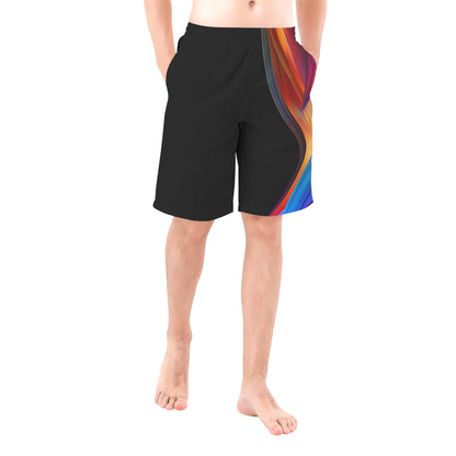 3 Neduz Designs Mens Premium Board Shorts with Drawstring