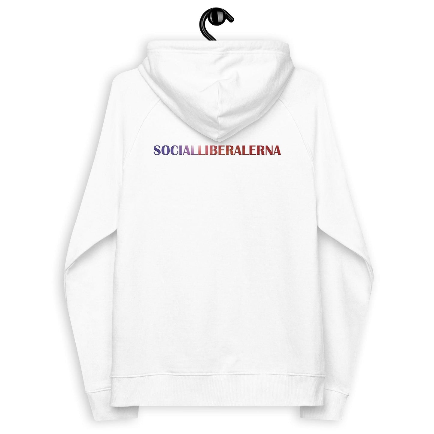 6 Neduz Designs Socialliberalerna Unisex eco raglan hoodie