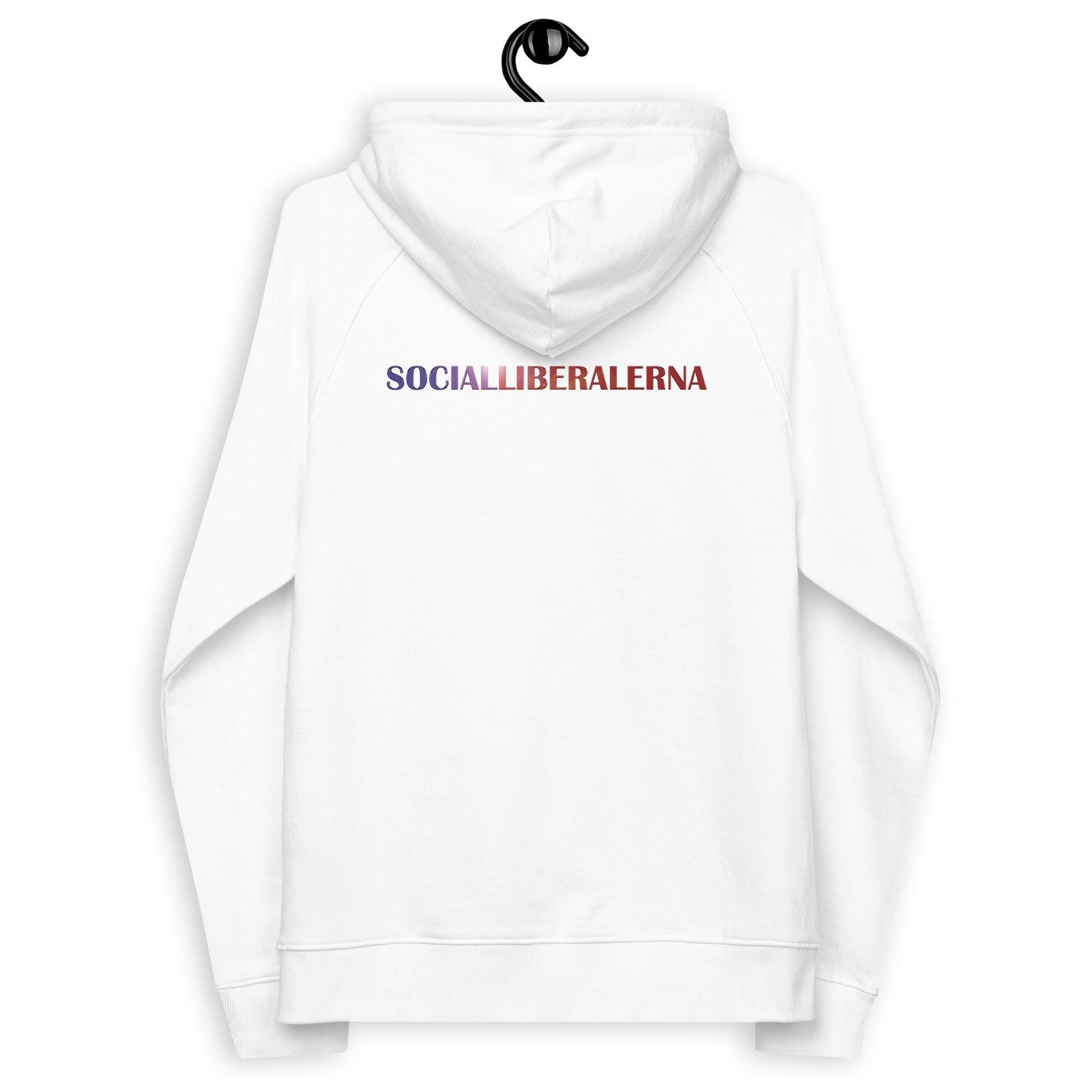 6 Neduz Designs Socialliberalerna Unisex eco raglan hoodie