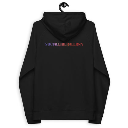 4 Neduz Designs Socialliberalerna Unisex eco raglan hoodie