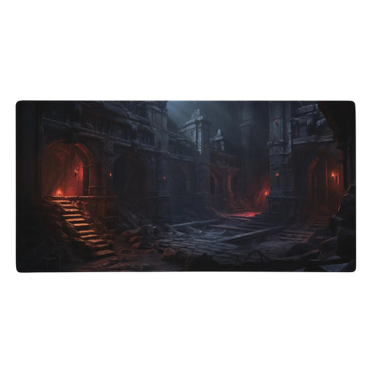 36″×18″ 1 Neduz Gamified Dungeon Ruins XXL Gaming mouse pad