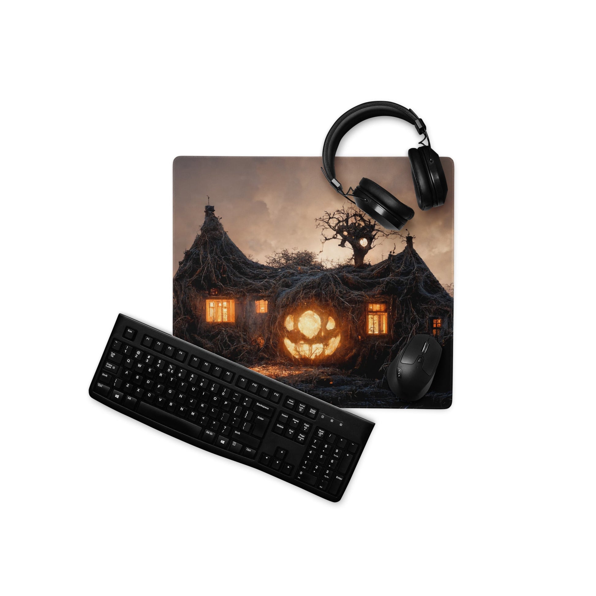 18″×16″ 1 Neduz Halloween Pumpkin House XXL Gaming Mouse Pad